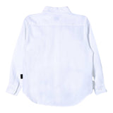 Aspesi Camicia Tinta Unita Con Bottoni E Taschino Bianco Per Bambino