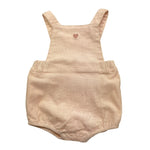 CARRE'MENT BEAU salopette tinta unita con elastico Rosa per Neonata Y308184 ROSA CARRE'MENT BEAU 