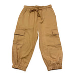 M+E' Pantalone Tinta Unita Modello Cargo per Neonata UE1767N CAMMELLO M+E' 