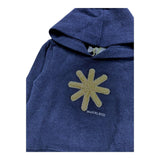 MANUEL RITZ felpa chiusa con cappuccio tinta unita con logo Blu per Neonato MR2803 BLU MANUEL RITZ 