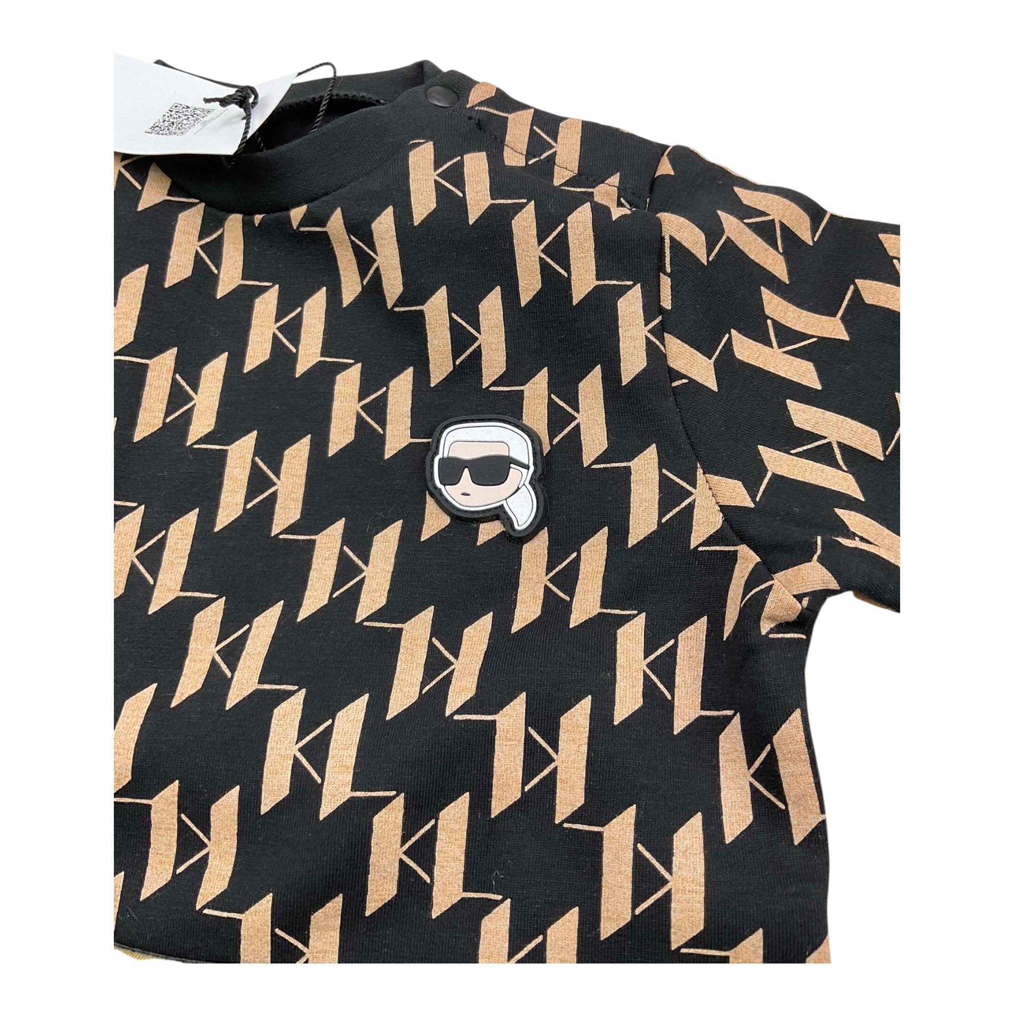 KARL LAGERFELD completo 2 pezzi felpa-pantalone Nero per Neonato Z30292 NERO KARL LAGERFELD 