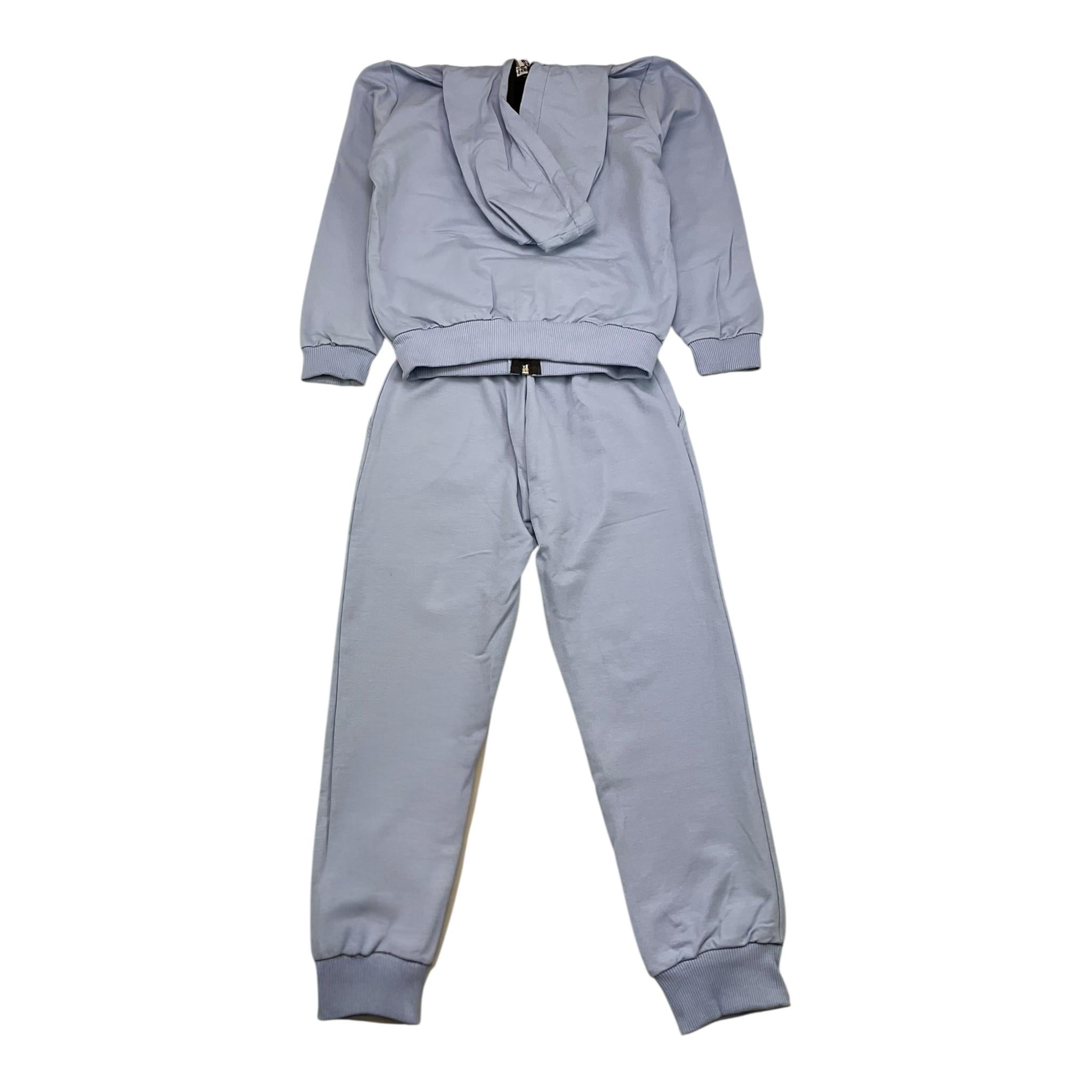 DRESS MOTION IS LIFE completo 2 pezzi felpa-pantalone tinta unita Azzurro per Bambino DRE3010 AZZURRO DRESS MOTION IS LIFE 