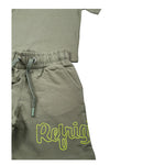 Refrigiwear Completo 2 Pezzi T-Shirt - Bermuda Bicolore per Neonato R1102W25XX VERDE REFRIGIWEAR 