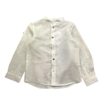 Barcellino Camicia Tinta Unita con Colletto Coreano per Bambino 100507 BIANCO BARCELLINO 
