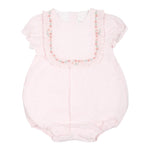 Tartine Et Chocolat Pagliaccetto Tinta Unita Mezza Manica Fantasia A Righe per Neonata TY33130 ROSA TARTINE ET CHOCOLAT 