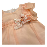 Barcellino Completo 2 Pezzi Abito-Culotte Bicolore  per Neonata 121505 PESCA BARCELLINO 