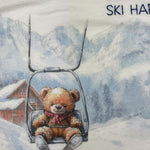 SAINT BARTH t-shirt girocollo tinta unita con stampa Bianco per Bambino 0652I BIANCO SAINT BARTH 