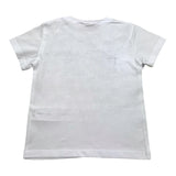 Cesare Paciotti T-Shirt Tinta Unita Girocollo Con Stampa Logo Bianco Per Neonato
