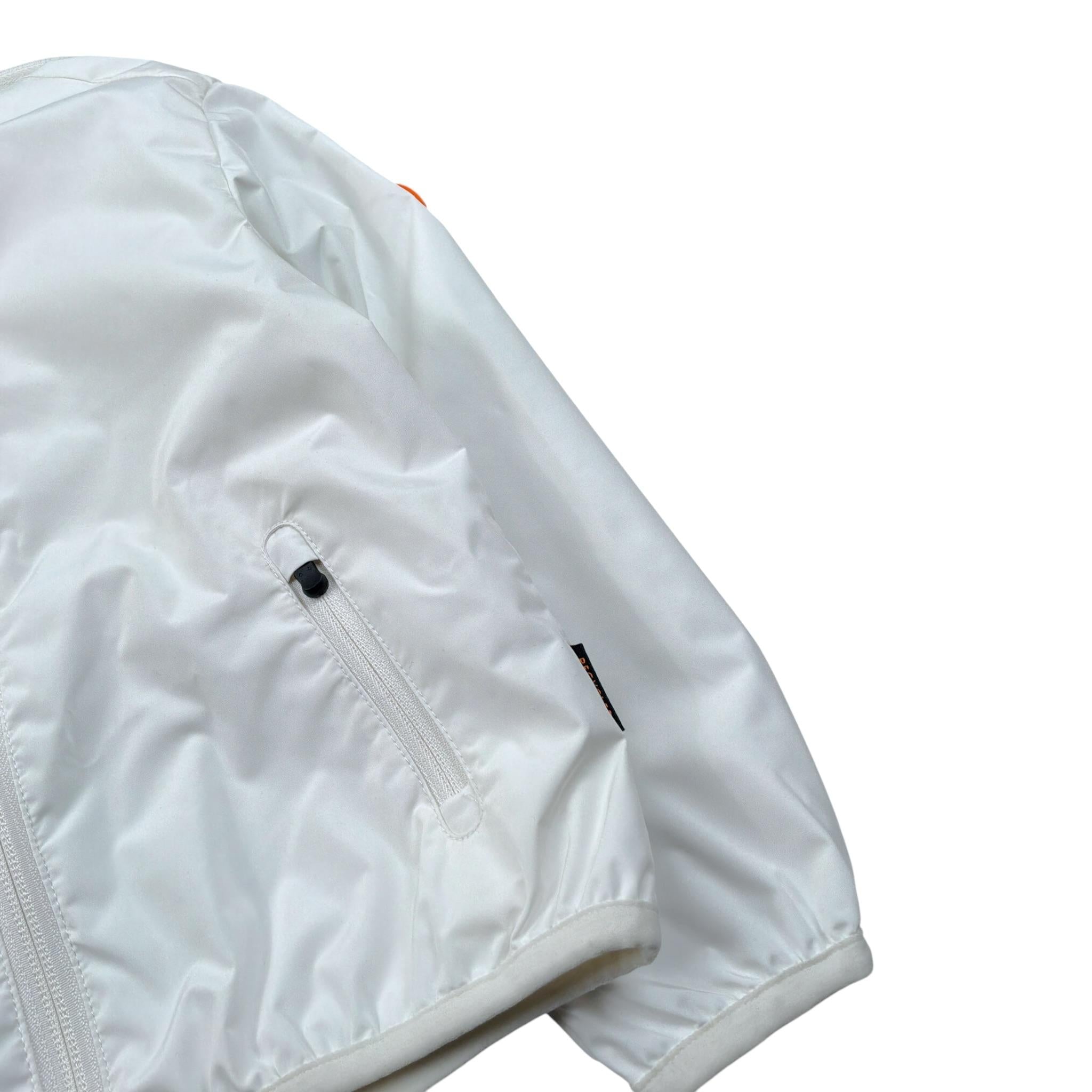 Save The Duck Giubbino tinta unita con Zip E Cappuccio Bianco per Neonata J30036XJXN BIANCO SAVE THE DUCK 