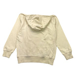 Datch Felpa Tinta Unita Con Cappuccio E Stampa Beige Per Bambino