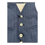 Emanuel Pris Gilet Tinta Unita per Bambino EPC2103B BLU EMANUEL PRIS 