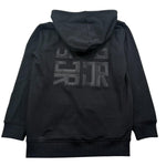 John Richmond Felpa con Zip E Cappuccio Tinta Unita per Bambino RGP26001FE NERO JOHN RICHMOND 