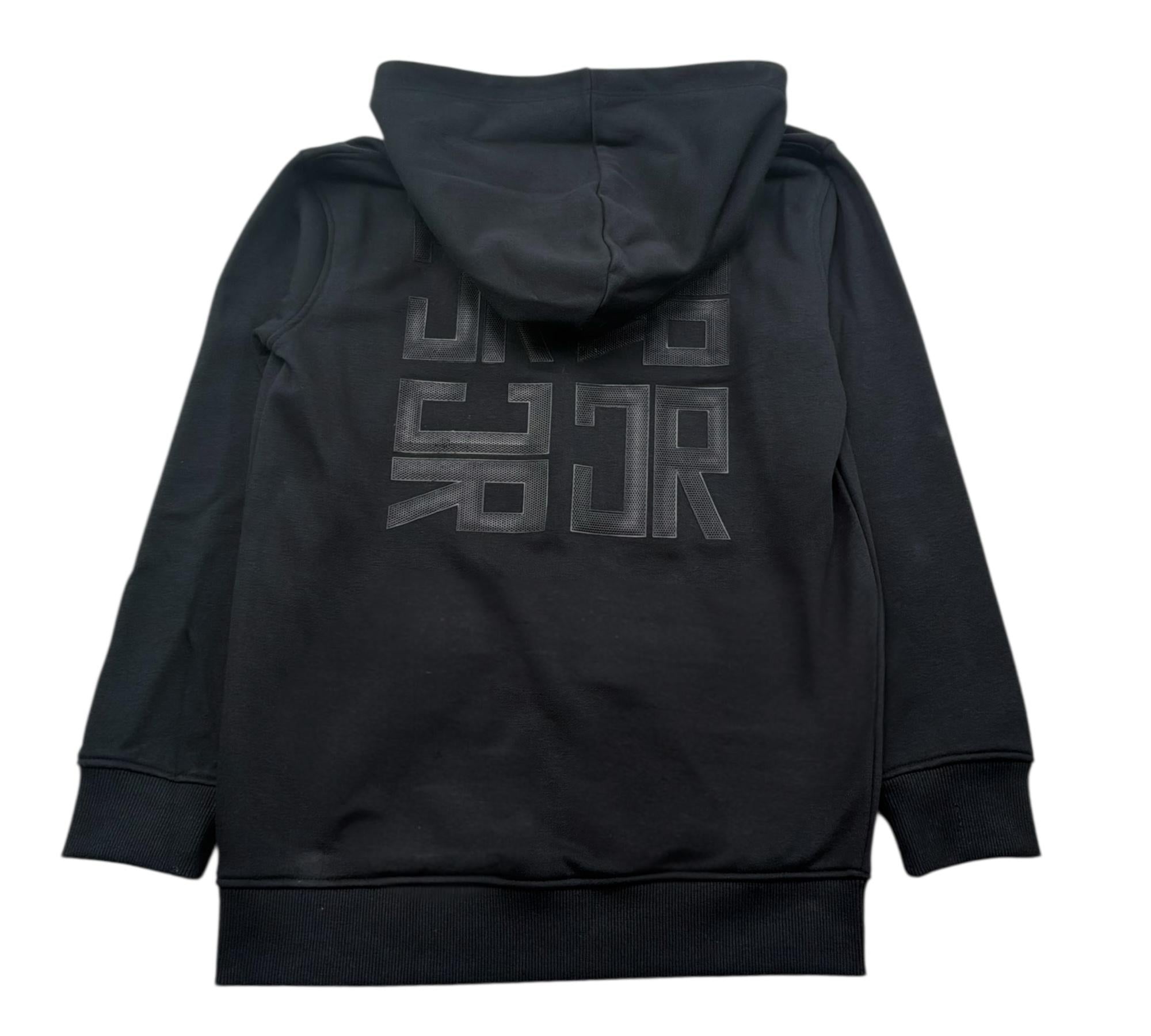 John Richmond Felpa con Zip E Cappuccio Tinta Unita per Bambino RGP26001FE NERO JOHN RICHMOND 