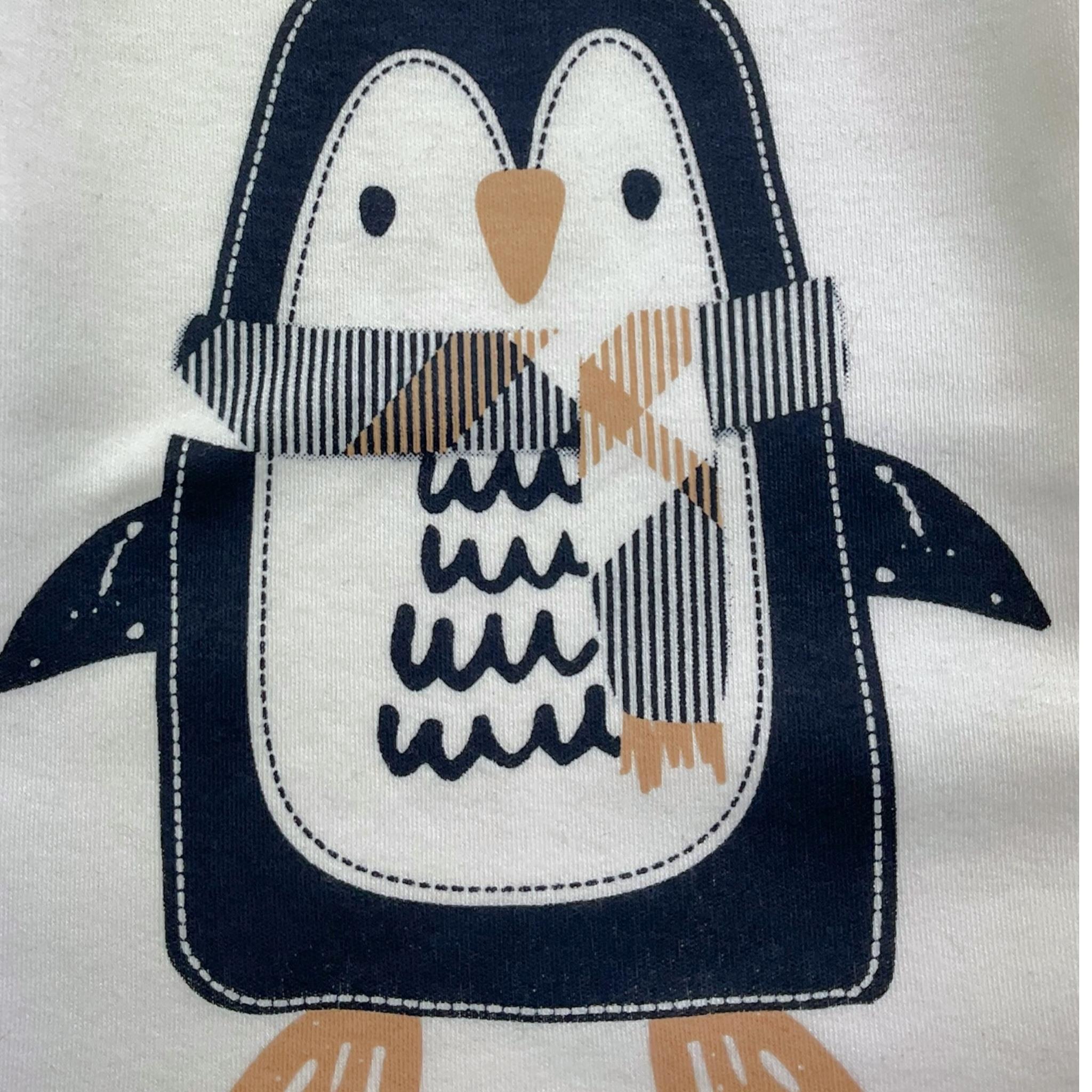 EMC shirt gircollo tinta unita con stampa Bianco per Neonato BX2265 BIANCO EMC 