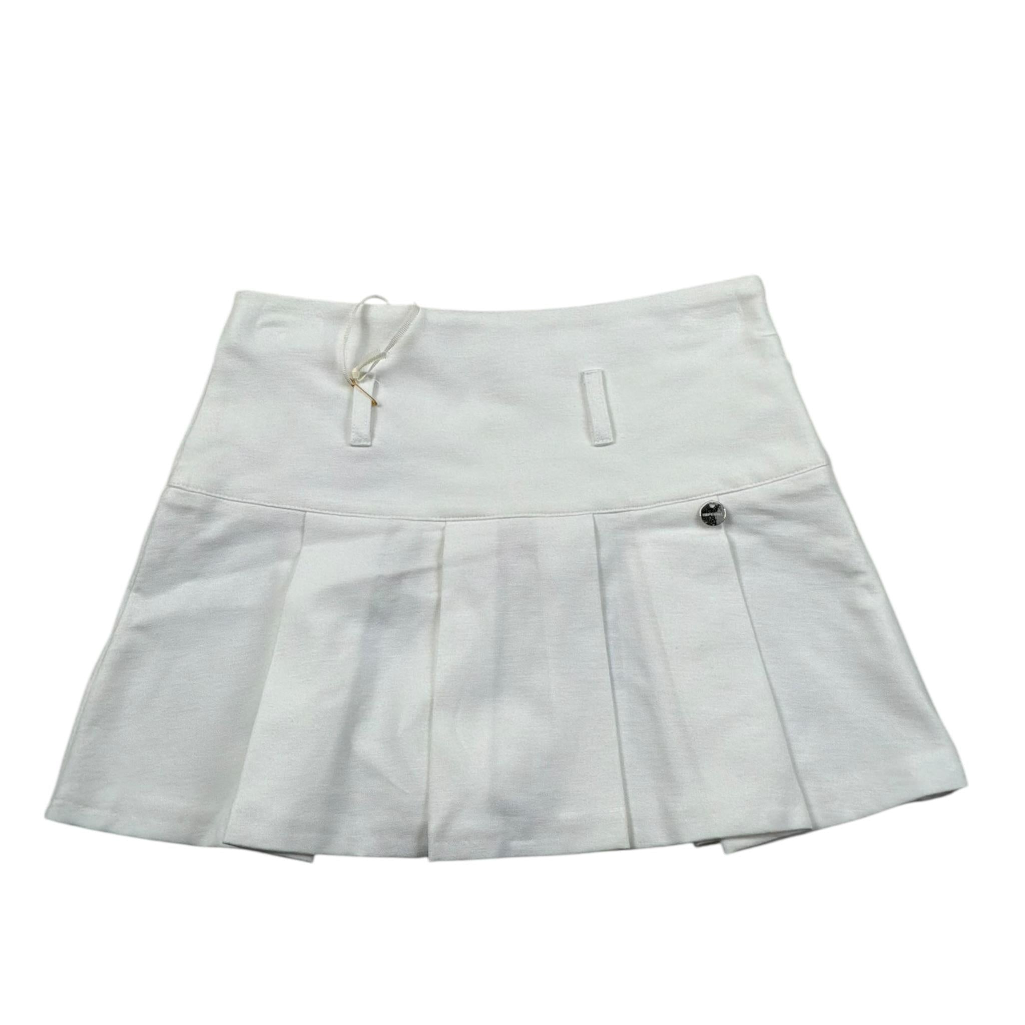 Imperial Gonna Tinta Unita con Girovita Regolabile per Bambina GB62172G75 BIANCO IMPERIAL 