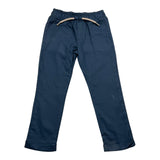 Over-D Pantalone Tinta Unita Con Elastico In Vita Blu Per Bambino
