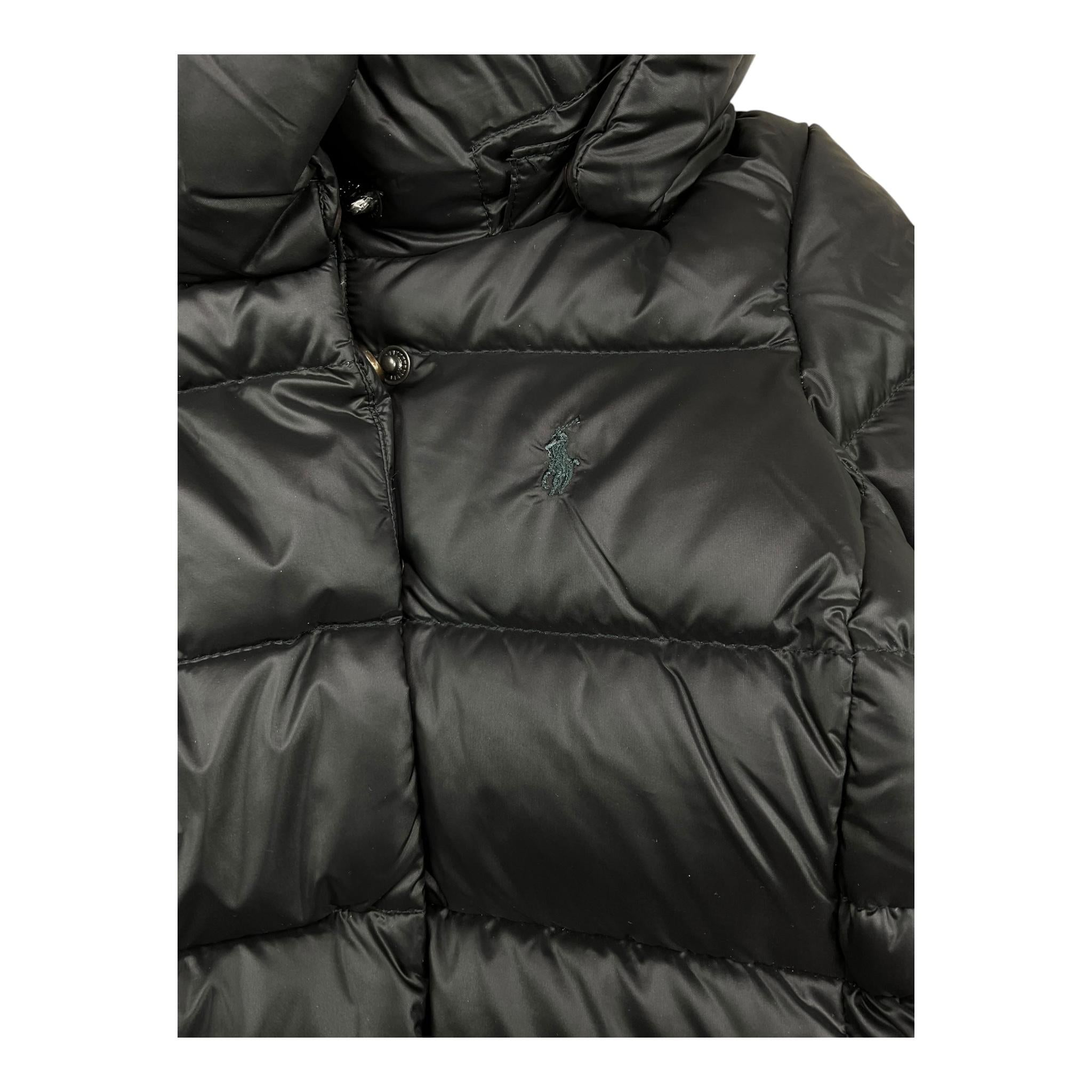 RALPH LAUREN giubbino tinta unita con zip e cappuccio Nero per Bambina 312940329001 NERO RALPH LAUREN 