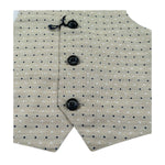 Ambaraba Gilet Tinta Unita Fantasia Pois per Neonato FM33181 BEIGE AMBARABA 