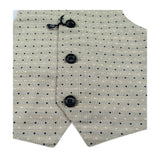 Ambaraba Gilet Tinta Unita Fantasia Pois per Neonato FM33181 BEIGE AMBARABA 