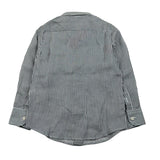 Saint Barth Camicia Manica Lunga Fantasia A Righe per Bambino AGN000101183J BLU SAINT BARTH 