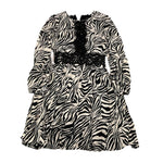 MONNALISA abito manica lunga stampa fantasia Panna per Bambina 416906 PANNA MONNALISA 