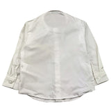 MANUEL RITZ camicia manica lunga tinta unita con ricam logo sul colletto Bianco per Bambino MR2265 BIANCO MANUEL RITZ 