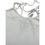 Twinset Top Tinta Unita con Logo per Bambina 251GJ2570X PANNA TWINSET 