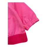 Billieblush Felpa Tinta Unita Girocollo con Zip Fuxia per Neonata