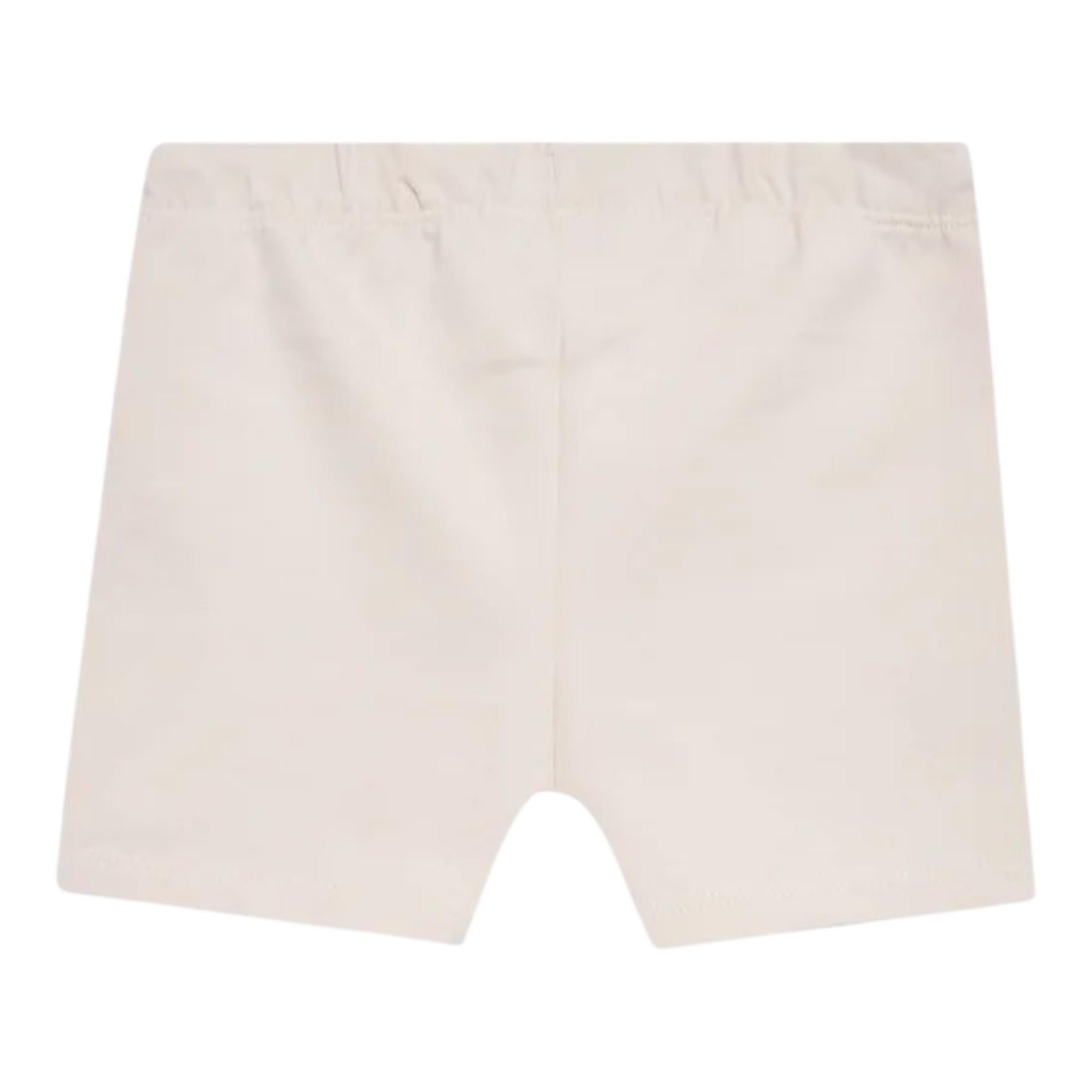 Calvin Klein Bermuda Tinta Unita con Stampa per Neonato IN0IN00061 BEIGE CALVIN KLEIN 