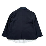 Carlo Pignatelli Completo 3 Pezzi Giacca-Camicia-Papillion per Bambino GIC21102B BLU CARLO PIGNATELLI 