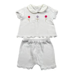 Le Coconne Completo 2 Pezzi Maglia-Coulotte per Neonata LCN2471 BIANCO LE COCONNE 