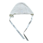 Foque Cappello Tinta Unita con Ricami per Neonato IEIEI PANNA FOQUE 