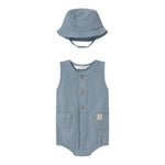 Mayoral Completo 2 Pezzi Pagliaccetto-Cappello per Neonato 1603 BLU MAYORAL 