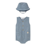 Mayoral Completo 2 Pezzi Pagliaccetto-Cappello per Neonato 1603 BLU MAYORAL 