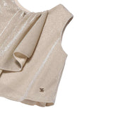 Abel & Lula Camicia Giromanica Tinta Unita per Bambina 5149 ORO ABEL & LULA 