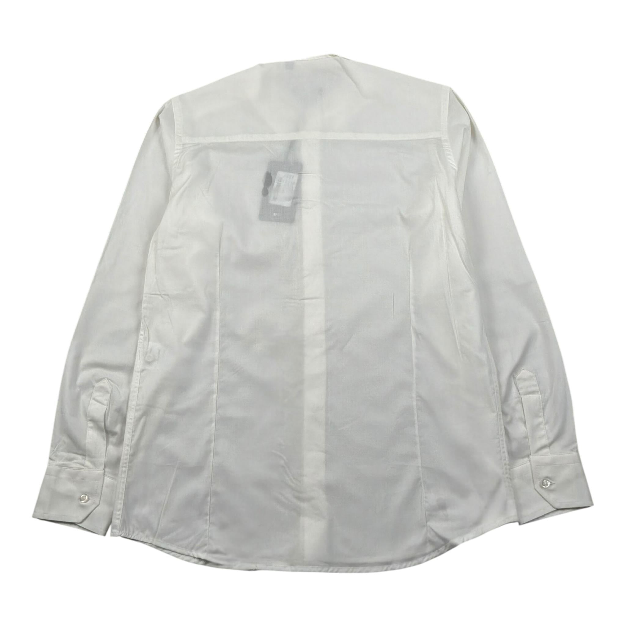 Manuell & Frank Camicia Manica Lunga Tinta Unita per Bambino MF3404R BIANCO MANUELL & FRANK 