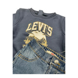 LEVI'S completo 2 pezzi felpa-jeans Blu per Neonato 6EL312 BLU LEVI'S 