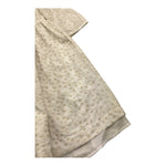 abito manica 3/4 tinta unita con ricami ZW1A90 PANNA CAFFE' D'ORZO 