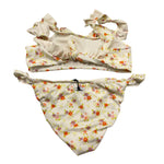 Mefui Costume Tinta Unita Stampa Fantasia Floreale per Bambino MJ250200X08 BIANCO MEFUI 