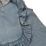 Please Camicia Giromanica Tinta Unita per Neonata CC82010G71 AZZURRO PLEASE 