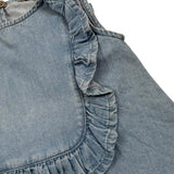 Please Camicia Giromanica Tinta Unita per Neonata CC82010G71 AZZURRO PLEASE 