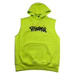 Disclaimer Felpa Smanicata Tinta Unita con Cappuccio per Bambino 25EDK58428 VERDE DISCLAIMER 