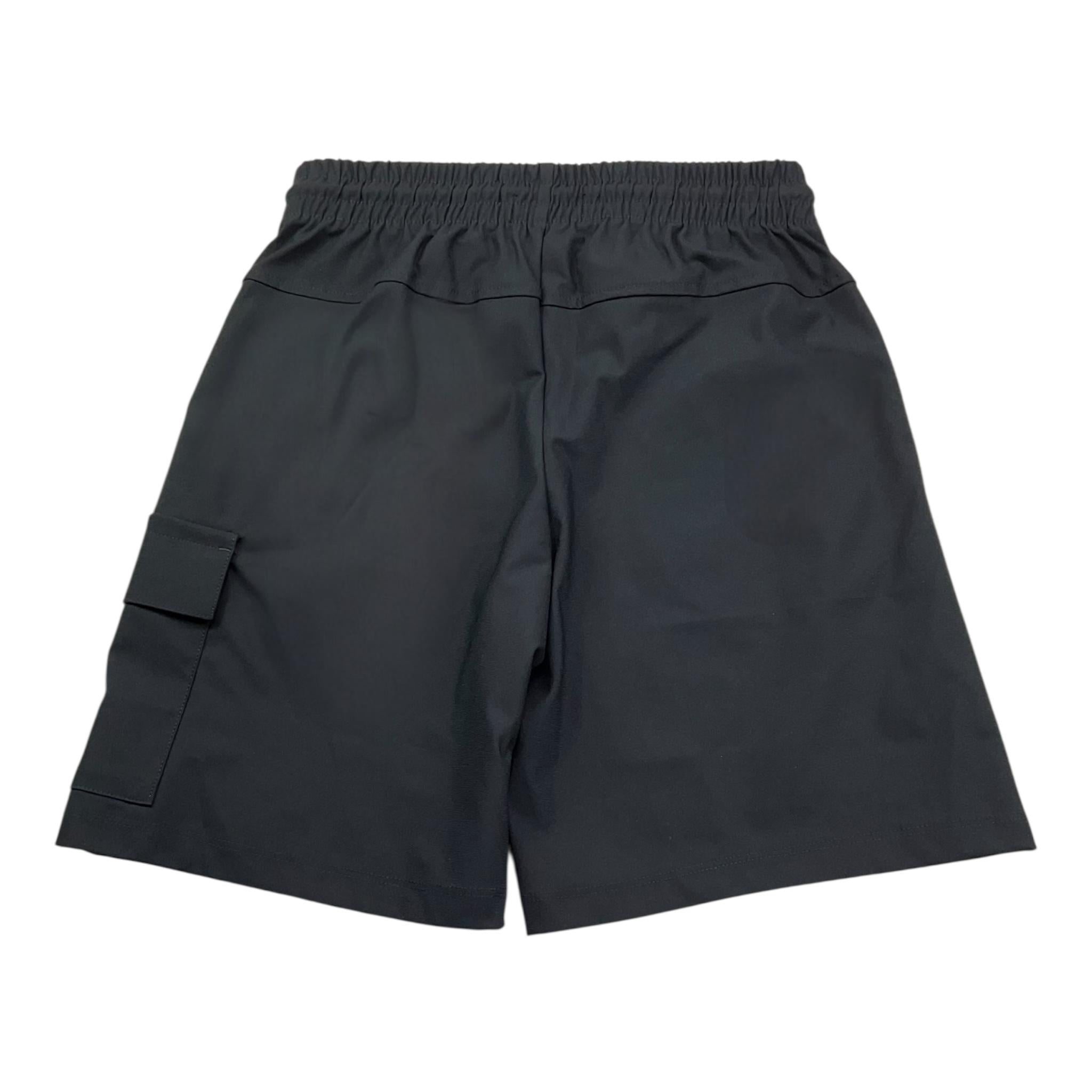 Calvin Klein Bermuda Tinta Unita con Elastico In Vita per Bambino IB0IB02512 NERO CALVIN KLEIN 