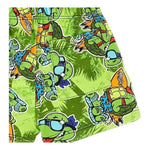 Mousse Bermuda Tinta Unita con Fantasia per Neonato NINJASURFN VERDE MOUSSE 