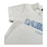 Daniele Alessandrini T-Shirt Girocollo Tinta Unita con Logo per Neonato 1296M0933 BIANCO DANIELE ALESSANDRINI 