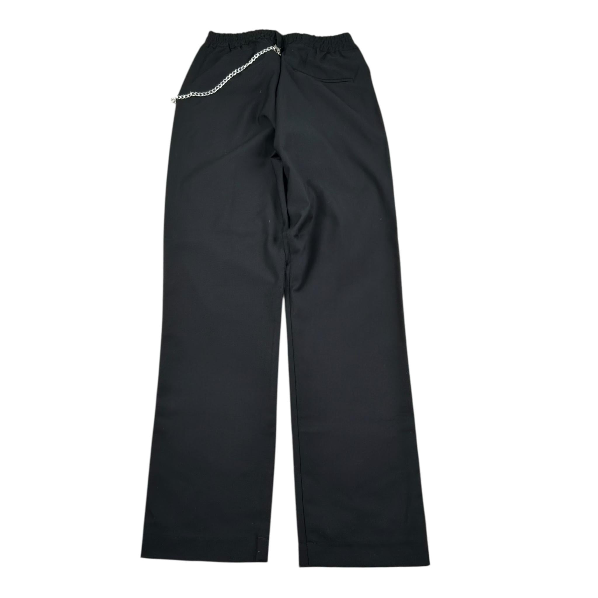 Daniele Alessandrini Pantalone Tinta Unita con Elastico In Vita per Bambino 1231P00068 NERO DANIELE ALESSANDRINI 