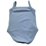 Trussardi Body Bretelline Tinta Unita con Logo per Neonata TIP26125BD AZZURRO TRUSSARDI 