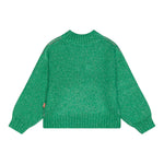 BillIEBLUSH maglia girocollo tinta unita cn stampe in contrasto Verde per Bambina U20459 VERDE BillIEBLUSH 