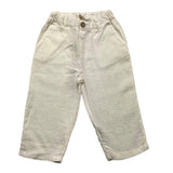 Wedoble Pantalone Tinta Unita Con Elastico In Vita Panna Per Neonato