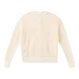 Tommy Hilfiger Cardigan Tinta Unita con Trafori per Bambina KG0KG07766 PANNA TOMMY HILFIGER 